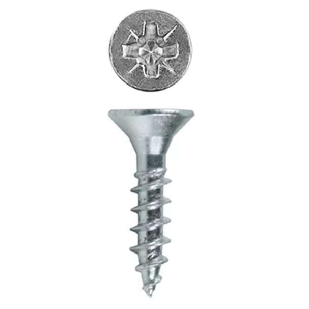 Шуруп 3.5x16 мм, белый цинк