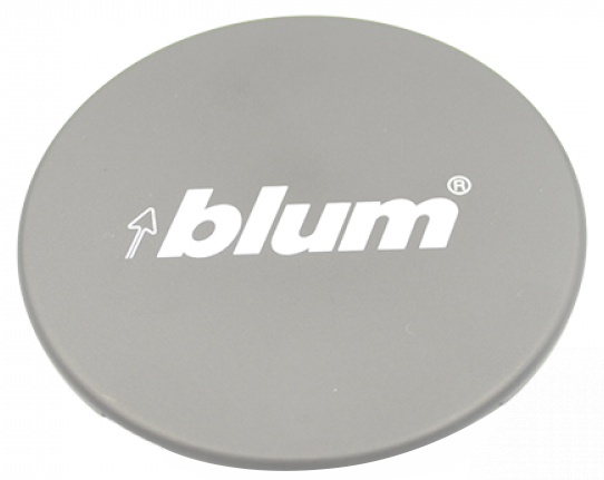20F9001.BLABD V500 Заглушка круглая симм.,с надписью blum