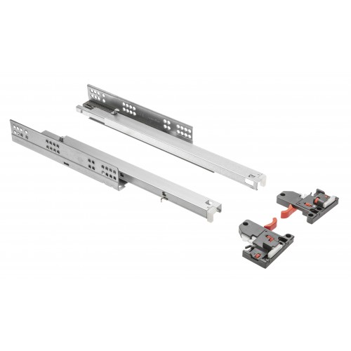 PB-3D0SHX18-400-H напр. нижн монтажа MODERN SLIDE с довод., полн выдвиж., 400мм 25 кг регулировка 3D