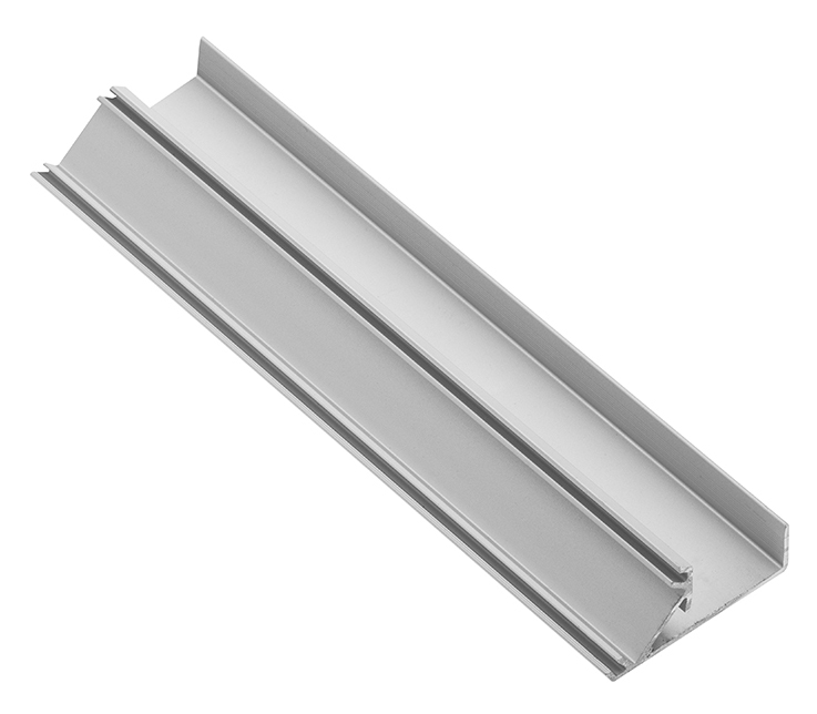 Алюминиевый профиль для LED-ленты GLAX торцевой односторонний PA-GLAXNBJ3M-AL
