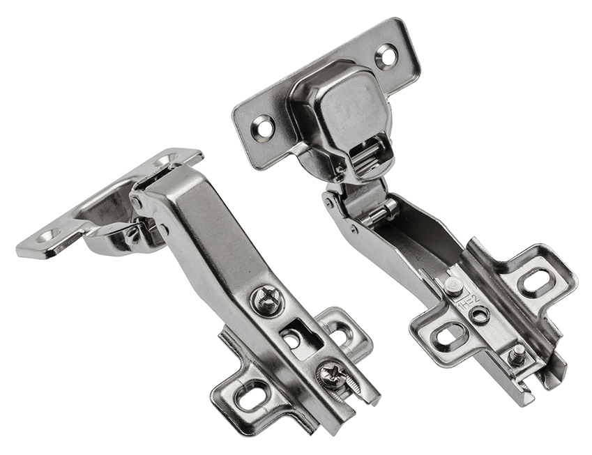 ZP-KT45H2-BE Петля 45/35 угловая 45, наружные дверцы, ответная планка =2, без еврошурупа,сталь