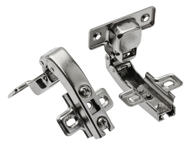 ZP-KT90H2-BE Петля 45/35 мм угловая 90, наружные дверцы, ответная планка Н2, без еврошурупа,сталь