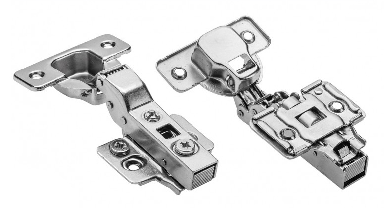 ZM-DCHC08-3DBEO Петля SOLID PLUS GTV Самозакрывающаяся НС без евро шур регулировка в 3 плоскостях