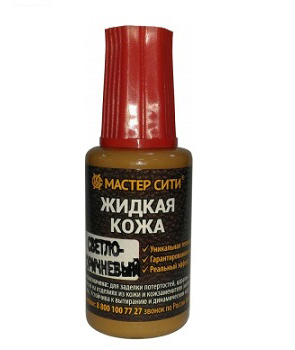 Жидкая кожа Серо-коричневый