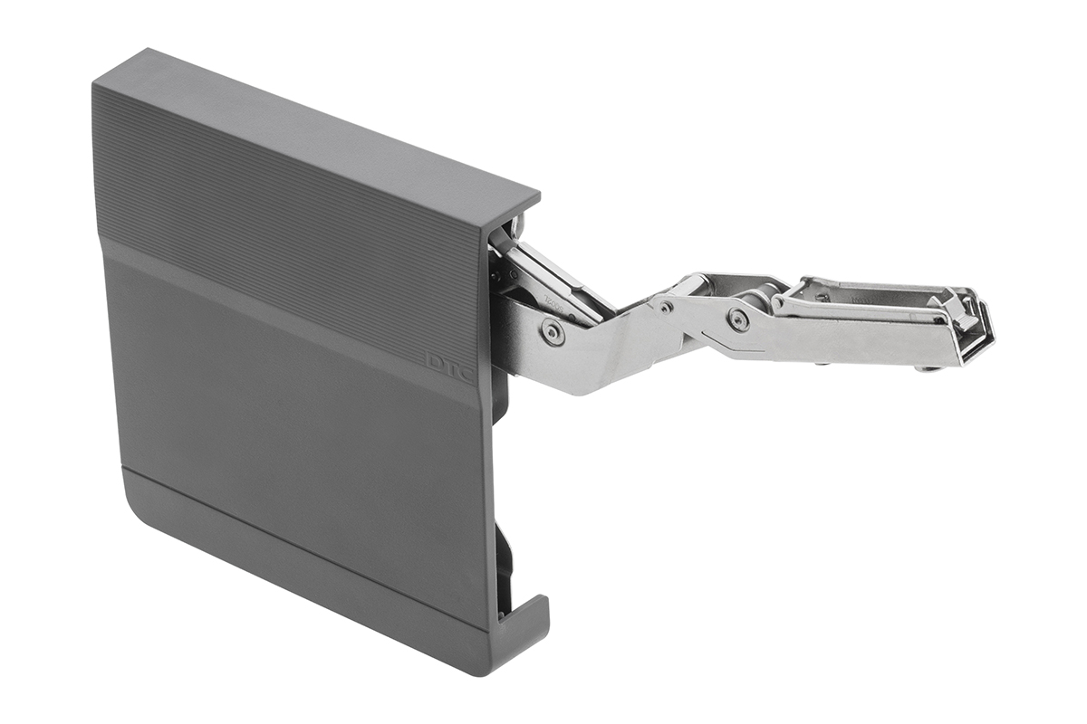 PD-LIFTNEW-LIGHT-80 Подъемник soft close, коэфф. мощн. 480-1250, макс.выс.перед.части 600 мм, серый