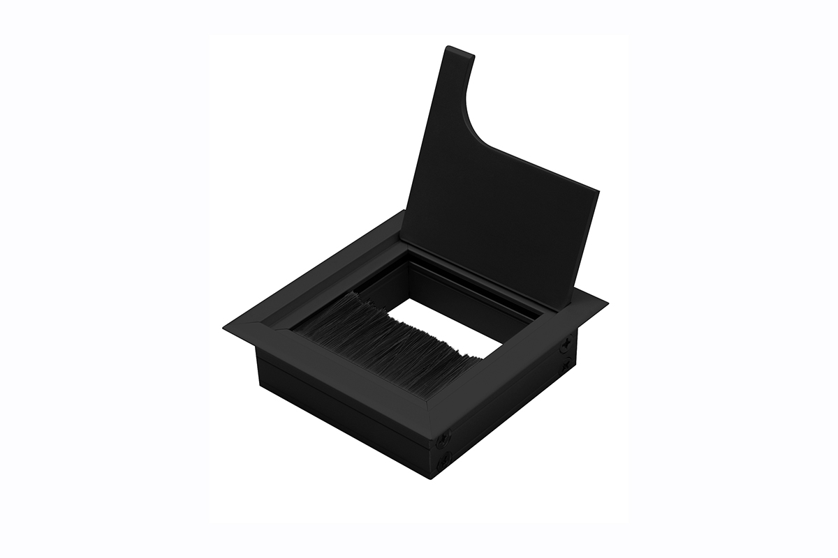 LB-K80X80-20 пропуск кабеля Мерида 80х80мм, черный