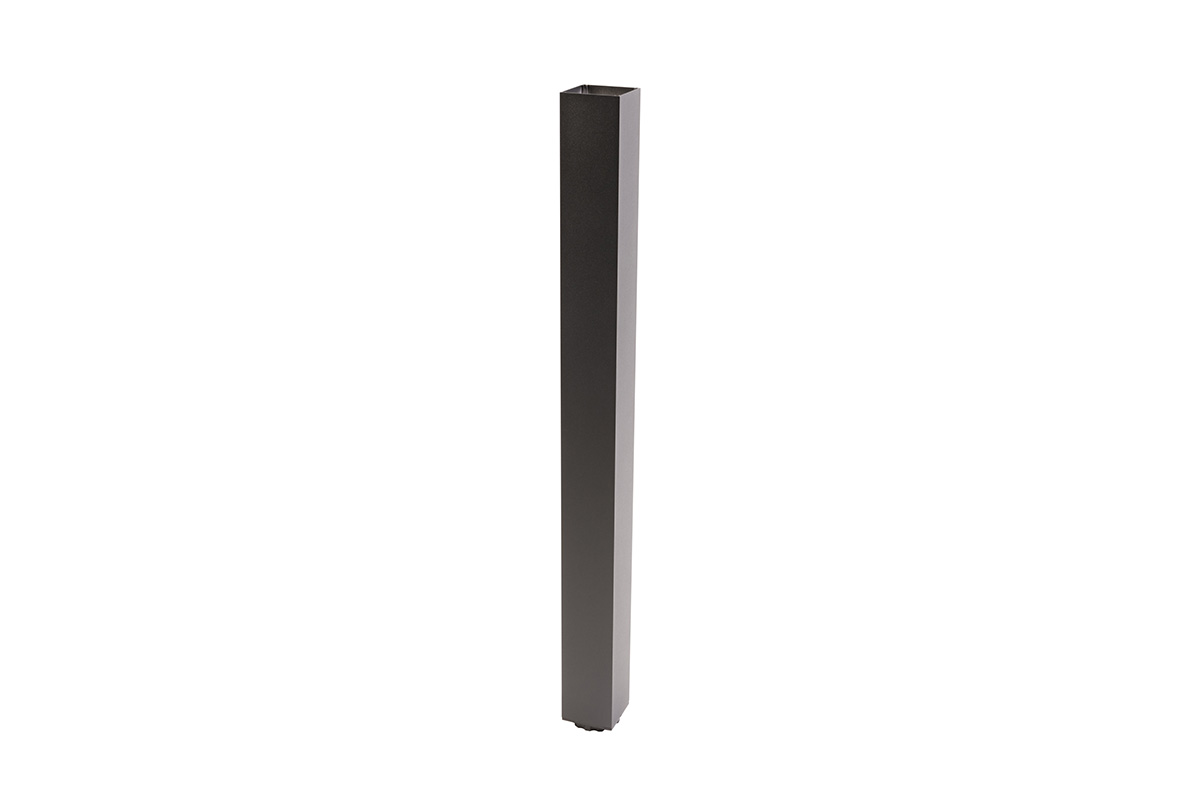 NM-60R710-20 Опора 60х60х710 квадратная алюминиевая с регулировкой, черный GTV
