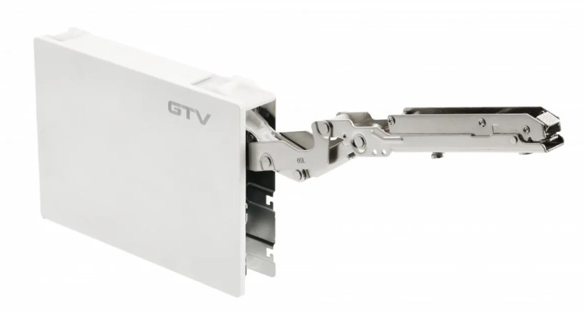 PD-H-LIGHT-10 GTV Подъемный механизм HORIZON, высота фас. 250-450мм,вес2-5кг нагрузка500-1350 белый