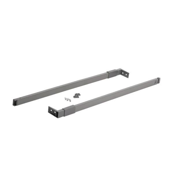 Квадратный рейлинг 500mm для ящика Unihopper Magic Box графит (комплект) (DA2101E1.500)
