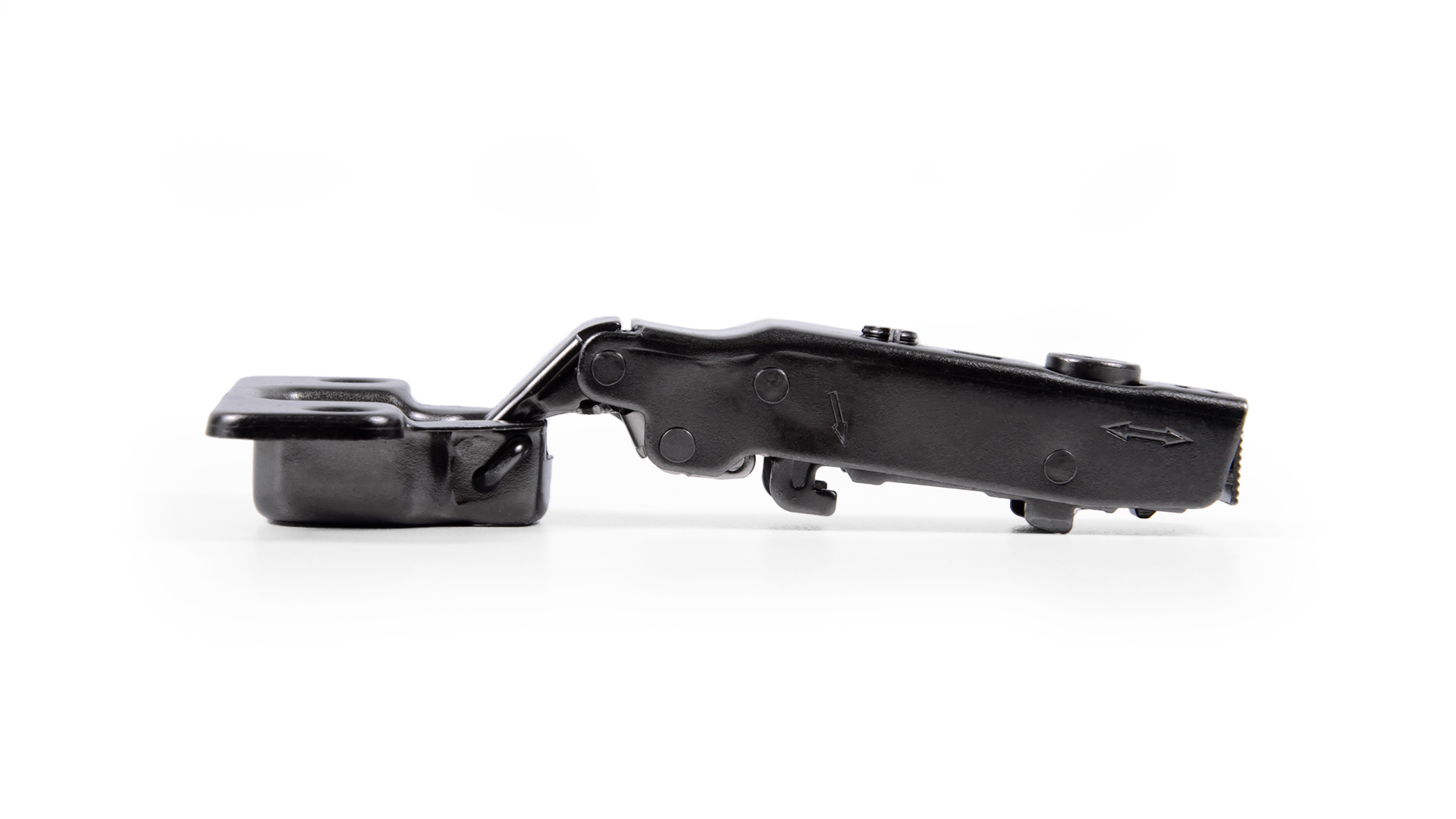 Н961A02/BN Петля без пружины, Clip-on 90 градусов d35 черный никель