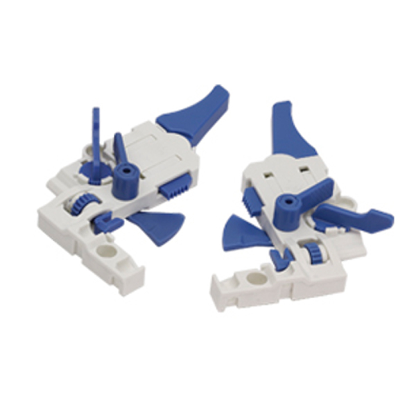Направляющие Unihopper скрытые 3D 450мм с дов. на 50 кг, комплект с фиксатором (CL12F1.4503.50.ZP)
