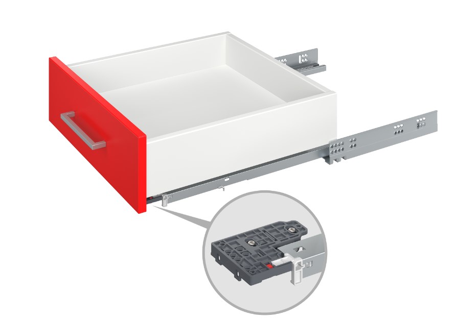 DB781Zn/250 Направляющие шариковые скрытого монтажа B-slide