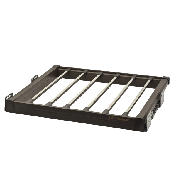 Выдвижная вешалка для брюк Unihopper в базу 900 мм, с доводчиком, clip-on, Moka (WS4122S.900.MCA )