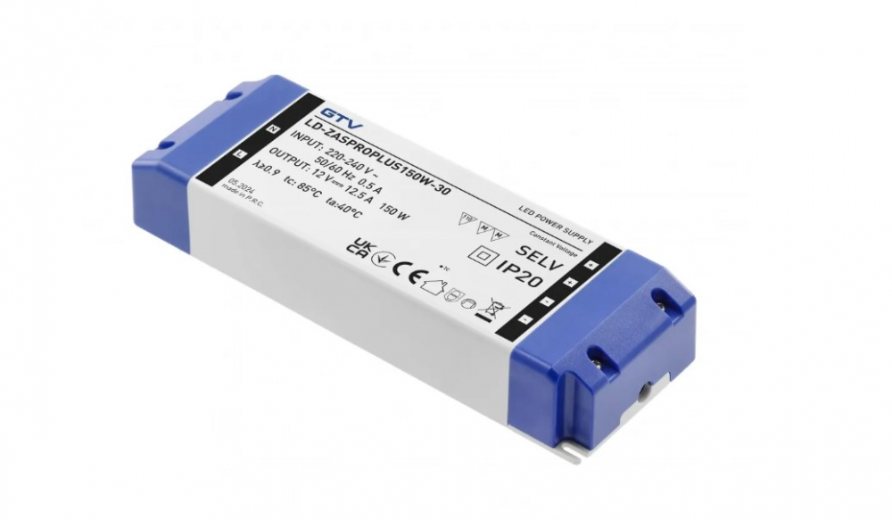 LD-ZASPROPLUS150W-30 Блок питания LED PRO PLUS 220V/12V/150W.IP20. ЗАЩИТА ОТ ПЕРЕГРУЗКИ