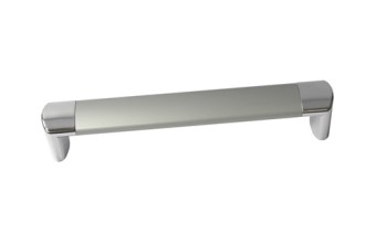 Ручка скоба С-30, 160 мм, металлик + металлик