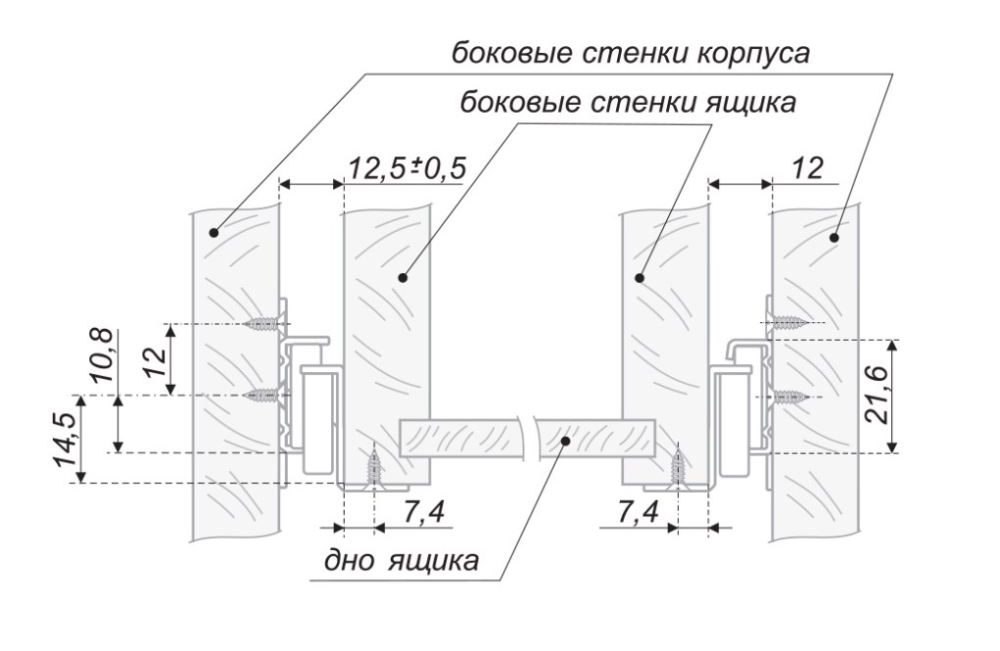 Роликовые направляющие механизмы DS03W.1/550