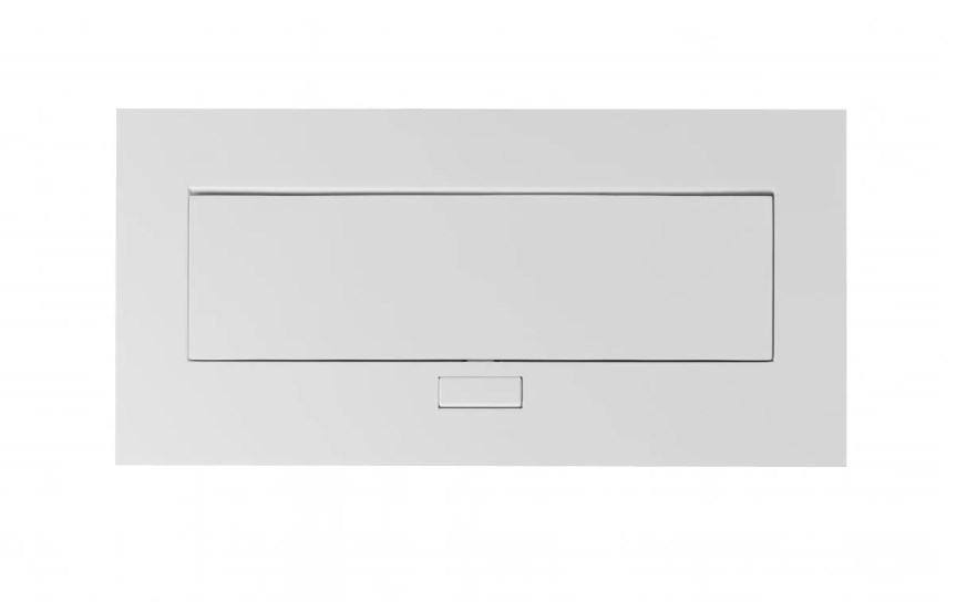 AE-PBU02GS-10N Удлинитель врезной прямоугольный, 2хSCHUKO. USB-A+C/5V, без вилки, белый