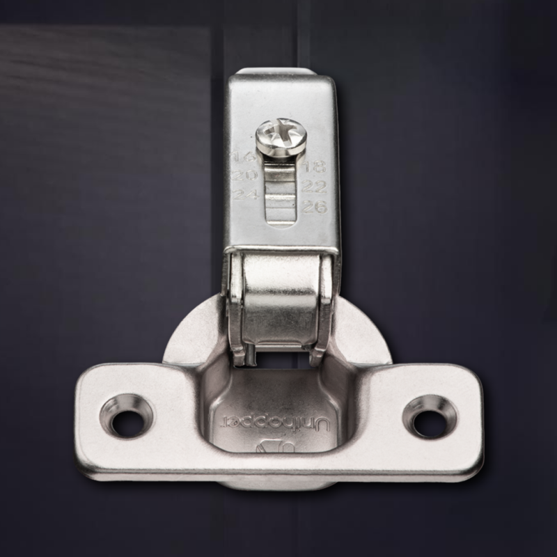 3D петля UNIHOPPER карусельная 135°, 45 мм, с декор. накладкой (HG2419.C135.B.45)