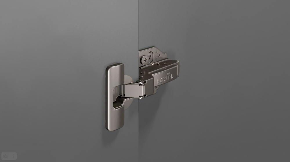 Н801C Петля с пружиной и амортизацией , Clip-on 90 D35