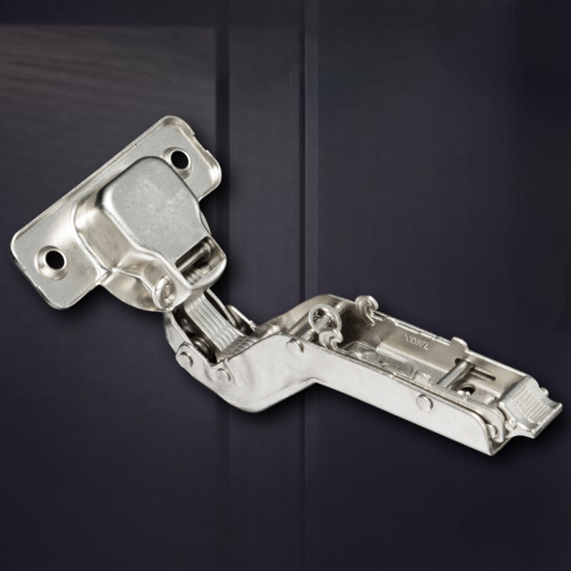 3D петля UNIHOPPER с доводчиком 30°, 45 мм, с декор. накладкой (HG1425.C30.B.45)